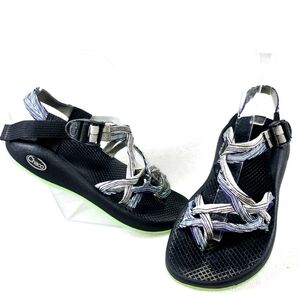 Chaco ZX2 Yampa Dagger Sandals Women’s 7 Teal Trail Hiking Toe Loop Sport Water